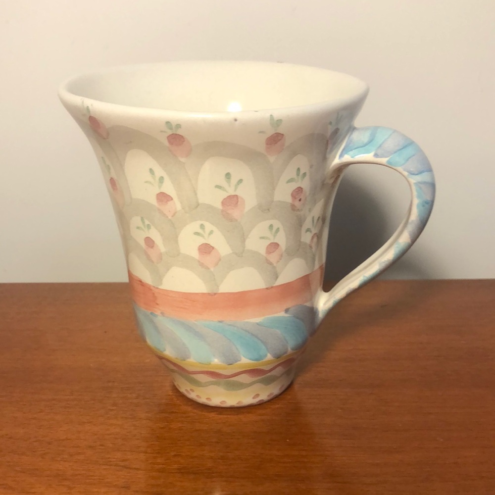 Floral Pattern Ceramic Mug